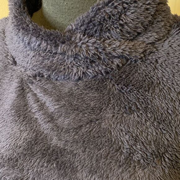 Jane and Bleecker Medium Shag Turtleneck Sweater Wrap Neck - Picture 2 of 6